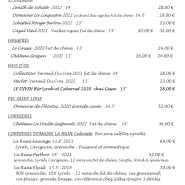 Carte Vin La Remise a Christian 2024 04 1